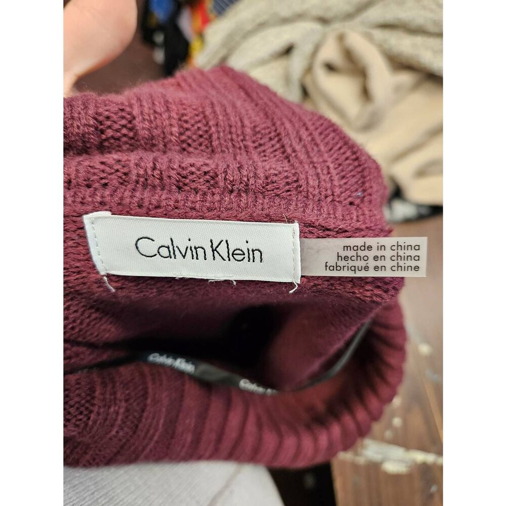 Burgundy Cowl Neck Sweater - Picture 5 of 7